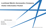 Lockheed Martin Aeronautics Company Visitor Information Packet Visit Information Date of Visit: