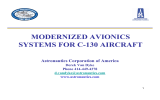 MODERNIZED AVIONICS SYSTEMS FOR C-130 AIRCRAFT Astronautics Corporation of America Derek Van Dyke