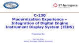 C-130 Modernization Experience – Integration of Digital Engine Instrument Display System (EIDS)