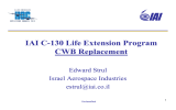 IAI C-130 Life Extension Program CWB Replacement Edward Strul Israel Aerospace Industries