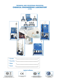 CHEMICAL ENGINEERING LABORATORY &#34;................................................................&#34;