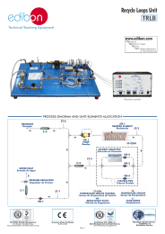 TRLB Recycle Loops Unit www.edibon.com Technical Teaching Equipment