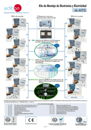 Kits de Montaje de Electrónica y Electricidad M-KITS + Equipamiento Didáctico Técnico
