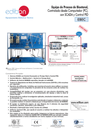 Equipo de Proceso de Bioetanol, Controlado desde Computador (PC), EBEC