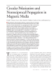 Circular Polarization and Nonreciprocal Propagation in Magnetic Media