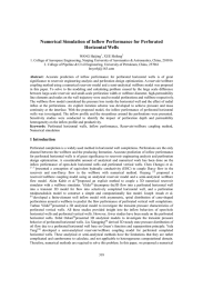 Numerical Simulation of Inflow Performance for Perforated Horizontal Wells