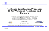 Nonlinear Equalization Processor q IC for Wideband Receivers and Sensors