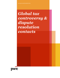 Global tax controversy &amp; dispute resolution