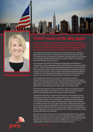 Vicki’s taste of the Big Apple