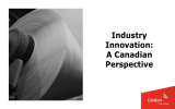 Industry Innovation: A Canadian Perspective