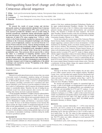 Distinguishing base-level change and climate signals in a Cretaceous alluvial sequence