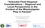 &#34;Arbuckle Fluid Disposal Considerations – Regional and Local Perspectives in the