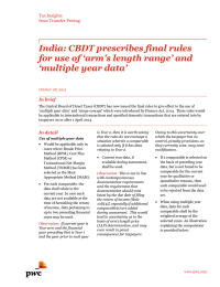 India: CBDT prescribes final rules &lsquo;multiple year data&rsquo;