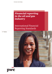 Financial reporting in the oil and gas industry International Financial