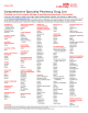 Comprehensive Specialty Pharmacy Drug List