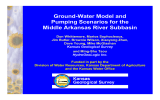 Ground-Water Model and Pumping Scenarios for the Middle Arkansas River Subbasin