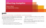 Sharing insights News Alert 5 September 2013