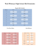 Walt Whitman High School Bell Schedules  Regular Bell Schedule