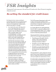 FSR Insights  Re-setting the standard  for credit losses March 2016