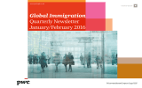Global Immigration Quarterly Newsletter January/February 2016 PricewaterhouseCoopers Legal LLP