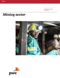 Mining sector Nordic Investment in Mexico Mining