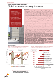 Global economic recovery is uneven Global economy watch – May 2013