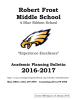 Robert Frost Middle School  2016-2017