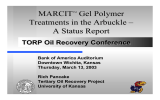 MARCIT Gel Polymer Treatments in the Arbuckle –