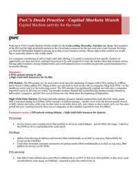 week ending Thursday, October 22, 2015