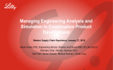 Managing Engineering Analysis and Simulation in Combination Product Development