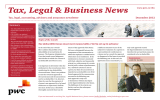 Tax, Legal &amp; Business News December 2012 www.pwc.cz/tbn