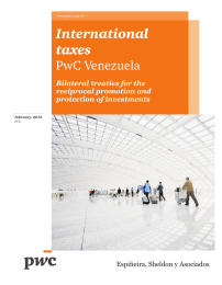 International taxes PwC Venezuela Bilateral treaties for the