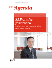 Agenda SAP on the fast track CFO