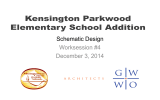 Kensington Parkwood Elementary School Addition Schematic Design Worksession #4