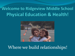 Where we build relationships!