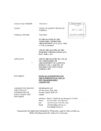 COURT FILE NUMBER 1501-03351 COURT OF QUEEN'S BENCH OF