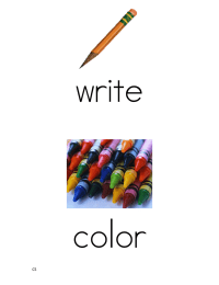 write  color CS