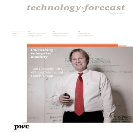 › technology forecast Tom Conophy, CIO