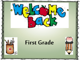 First Grade