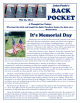 BACK POCKET  It’s Memorial Day