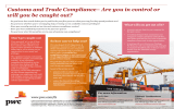 Customs and Trade Compliance– Are you in control or