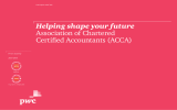 Helping shape your future Association of Chartered Certified Accountants (ACCA) www.pwc.com/me