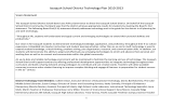 Issaquah School District Technology Plan 2010-2013 Vision Statement