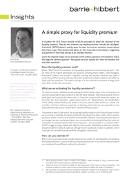 Insights A simple proxy for liquidity premium