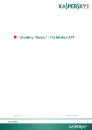  “Careto” - The Masked APT Unveiling