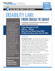 DISABILITY LAW: FROM CRADLE TO GRAVE Friday, November 20, 2015