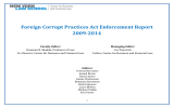 Foreign Corrupt Practices Act Enforcement Report 2009-2014