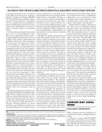 10th CIRCUIT FINDS CHURCH LEADERS IMMUNE FROM SEXUAL HARASSMENT SUIT...