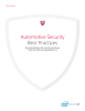 Automotive Security Best Practices White Paper Recommendations for security and privacy
