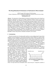 The Drag Reduction Performances of Surfactant in Micro-channel